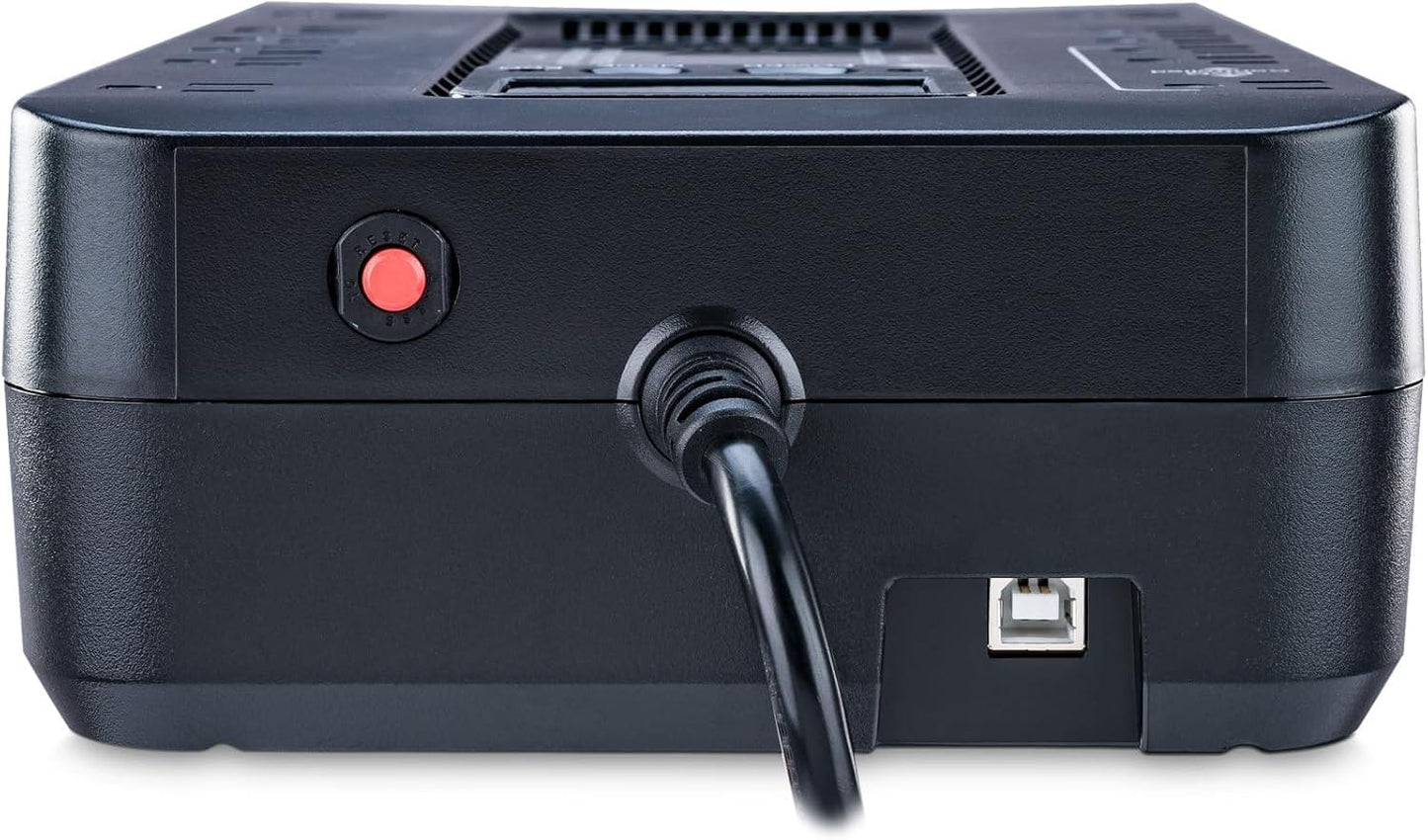 Cyberpower EC850LCD Ecologic UPS Battery Backup and Surge Protector, 850VA/510W, 12 Outlets, ECO Mode, Compact, UL Certified
