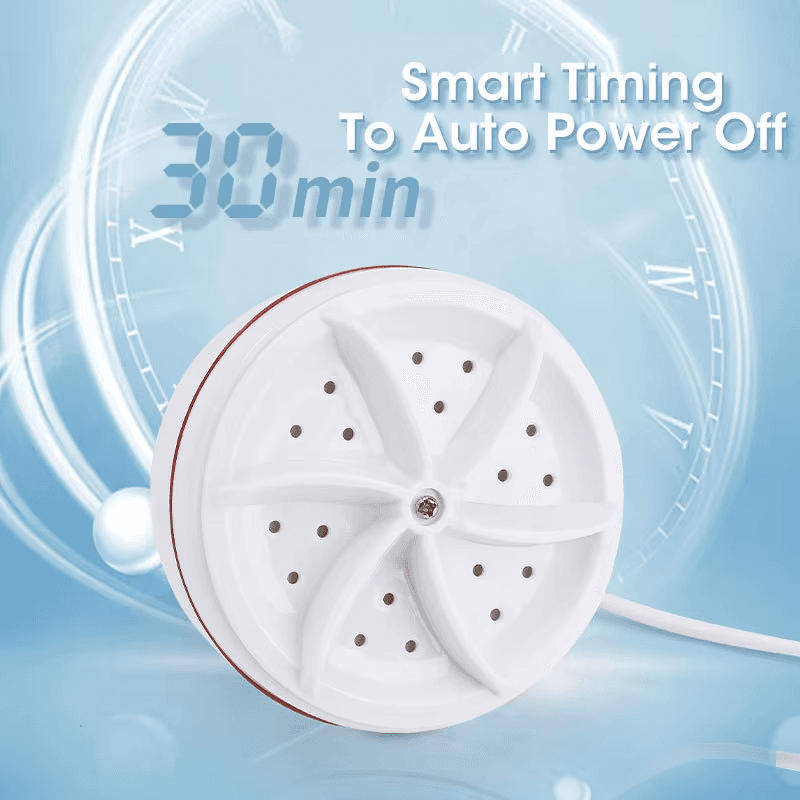 TurboClean Mini Washer - USB-Powered Ultrasonic Solution