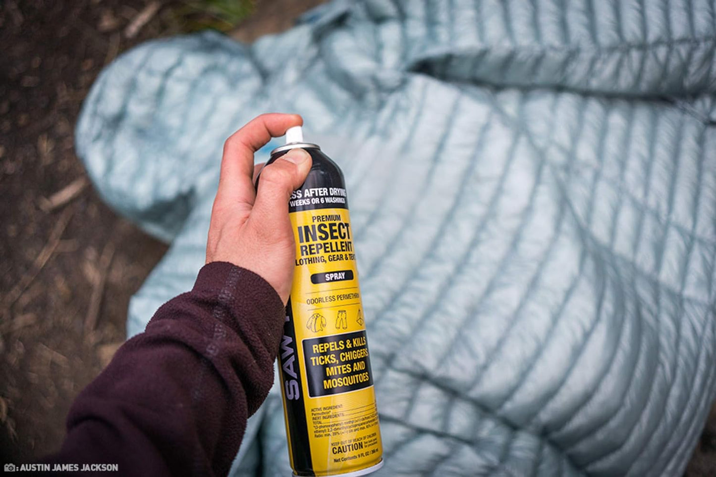 Premium Permethrin Insect Repellent for Clothing, Gear, and Tents Protection