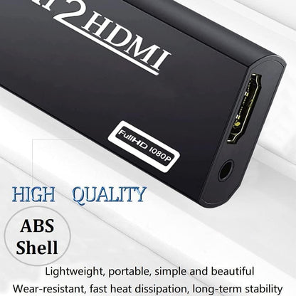 Elevate Your Wii Gaming Experience with Our 1080P HDMI Adapter - Stunning Video & Audio for Ultimate Gameplay!