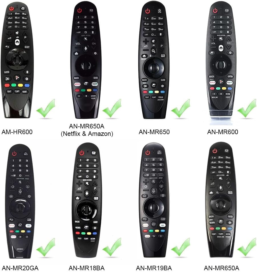 Remote Silicone Case Compatible with LG AN-MR19BA Smart TV Magic Remote Control, Shockproof Protective Cover for LG Smart TV Remote AN-MR18BA/AN-MR650/AN-MR600 (Glow Blue)