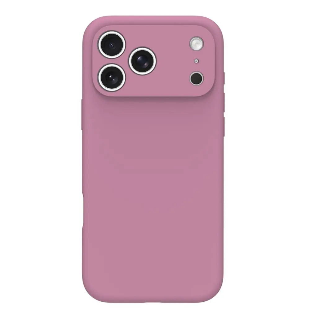 HEXI Cute Liquid Silicone Case for Iphone 17 Series, Soft Touch Slim Shockproof Cover with Full Camera Protection, Microfiber Lining, Girly Morandi Colors