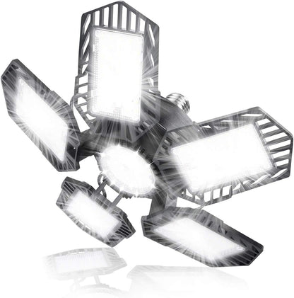 Led Ceiling Lights - Super Bright 6500K 150W, Adjustable Panels, Compatible with E26/E27 Sockets, Applicable for Workshop, Barn, Warehouse, Attic - 1 Pack
