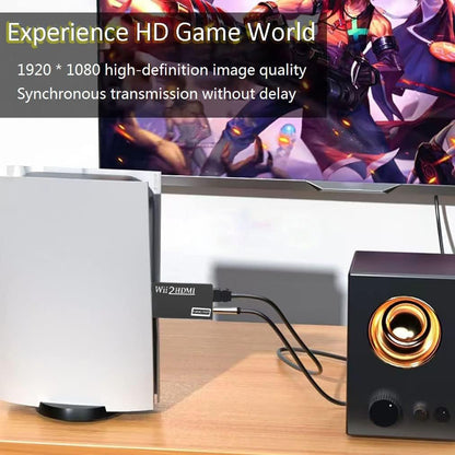 Elevate Your Wii Gaming Experience with Our 1080P HDMI Adapter - Stunning Video & Audio for Ultimate Gameplay!