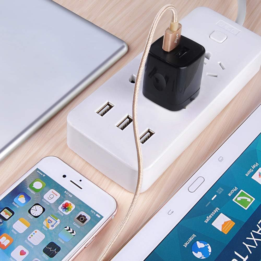 Wall Charger,Charger Cube,Charging Block Fast Charge 3Pack Dual Port 2.1A Power Brick Phone Charging Plug Box Head for Iphone 17/16/15 Pro/14/13/12/11/Xr/8/7/6 Plus,Samsung Galaxy S24 S23 S22 S21 S10