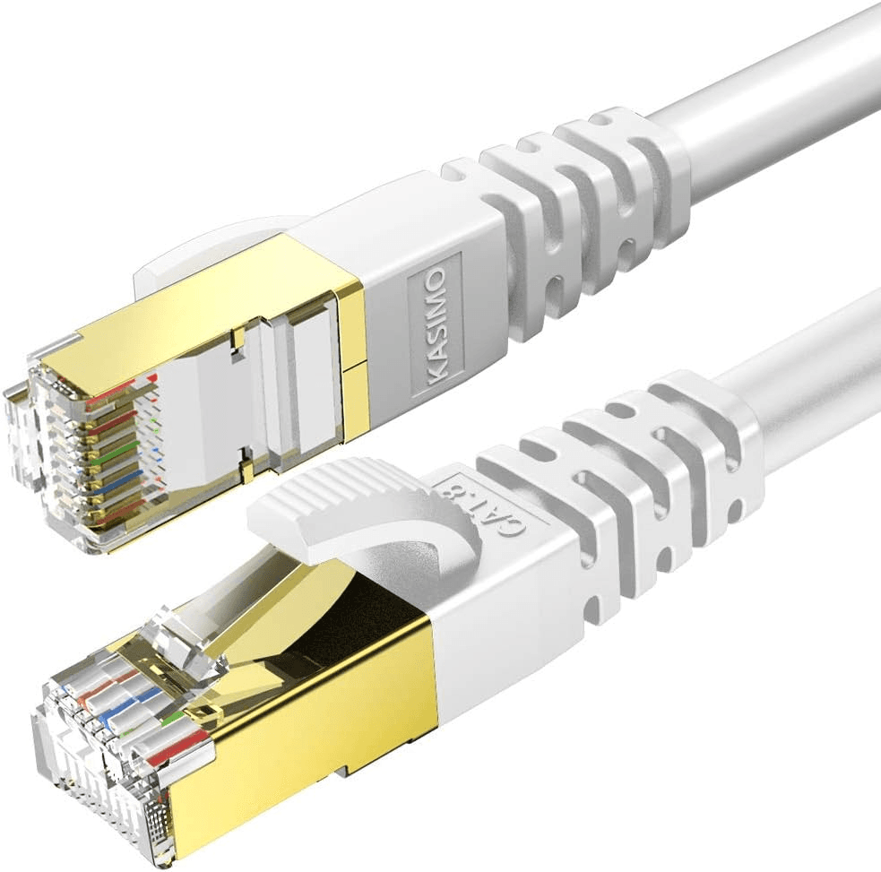 CAT8 Ethernet Cable 5FT 2-Pack - Ultra-Fast 40Gbps