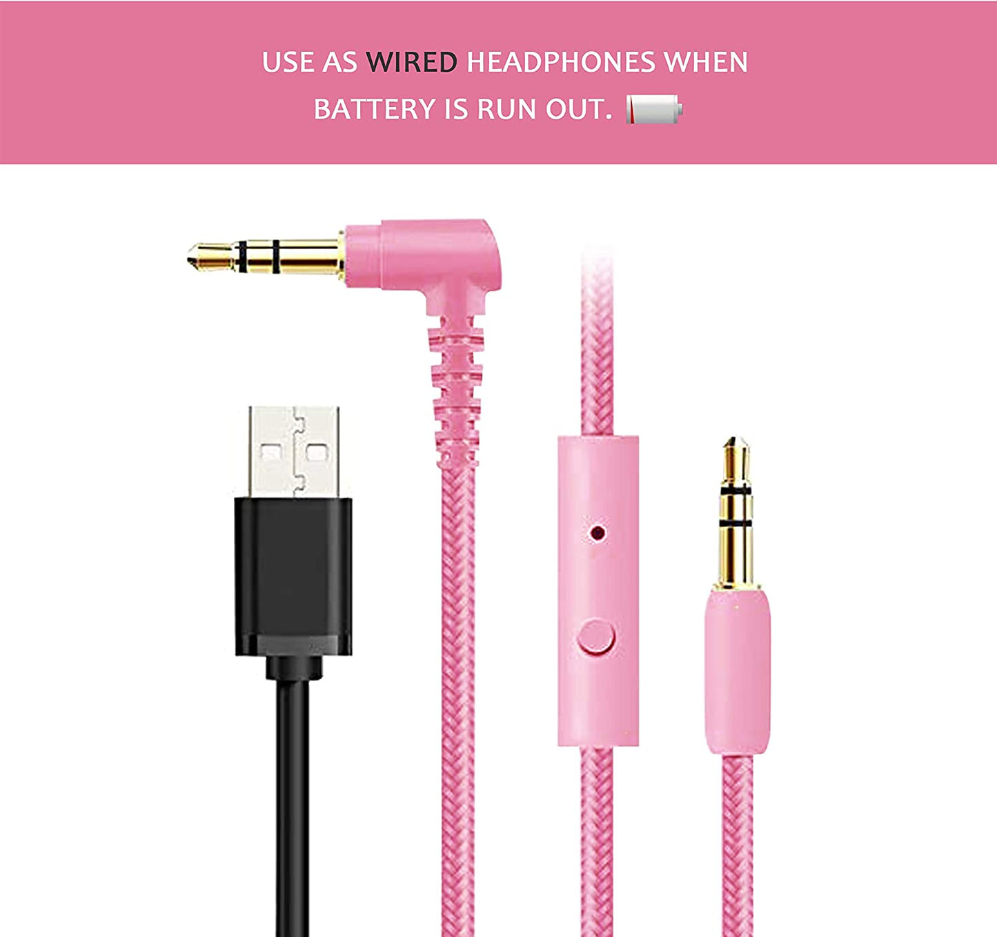 CT-7 Cat Ear Bluetooth Headphones for Kids - LED Light Up, Wireless Over Ear with Microphone & Volume Control - Perfect for Travel, School & Devices (Pink & Green)