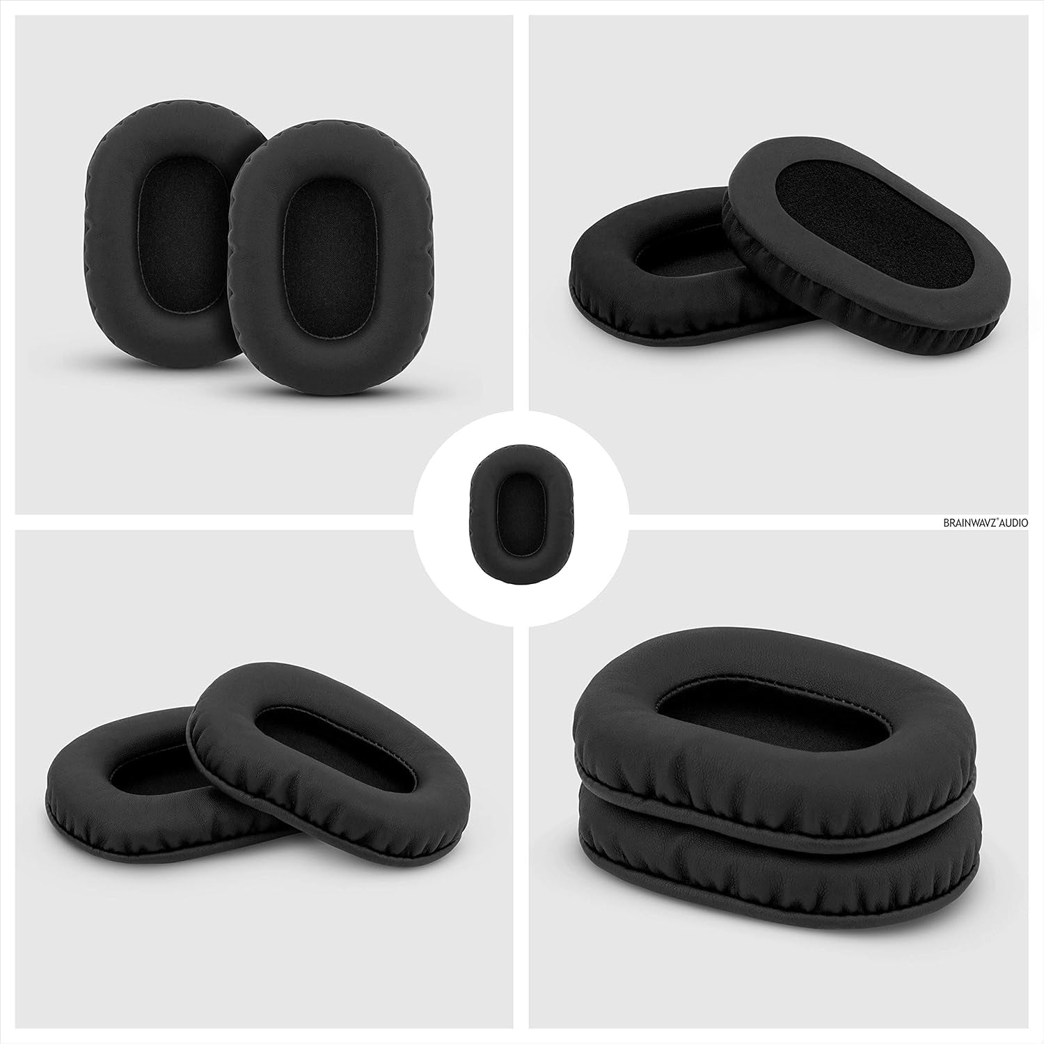 Premium Replacement Earpads for Sony MDR 7506 Headphones – Luxurious Vegan Leather and Memory Foam for Enhanced Comfort, Compatible with Steelseries Arctis, ATH-M50X, and More