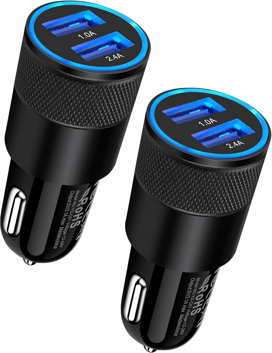 Car Charger Dual Port 3.4A Fast Charge Adapter