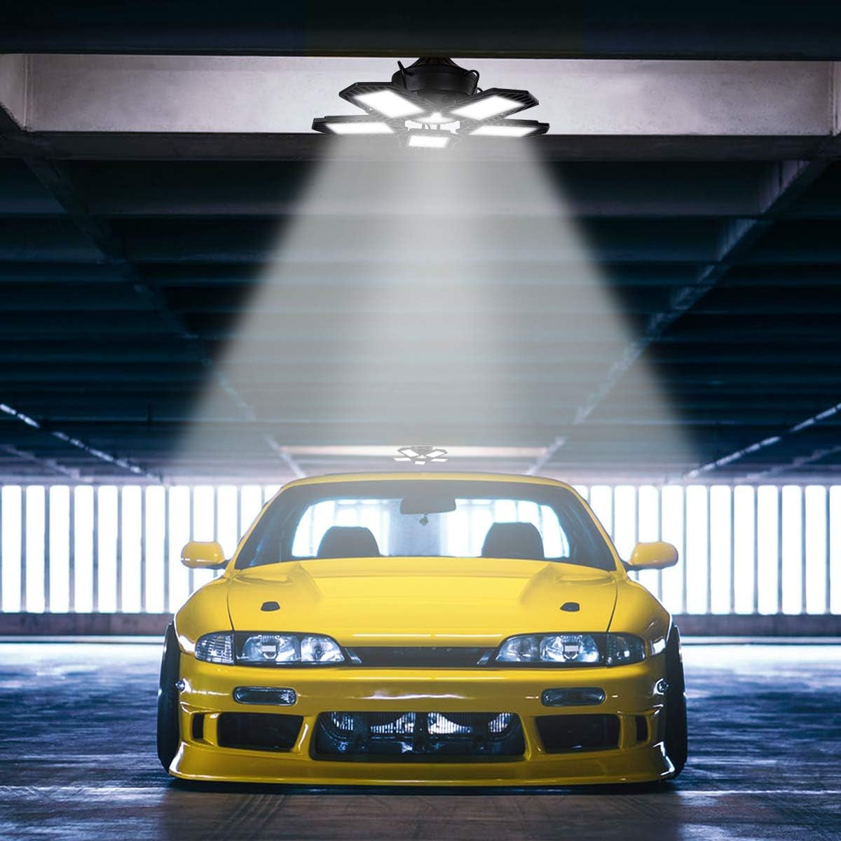 Led Ceiling Lights - Super Bright 6500K 150W, Adjustable Panels, Compatible with E26/E27 Sockets, Applicable for Workshop, Barn, Warehouse, Attic - 1 Pack