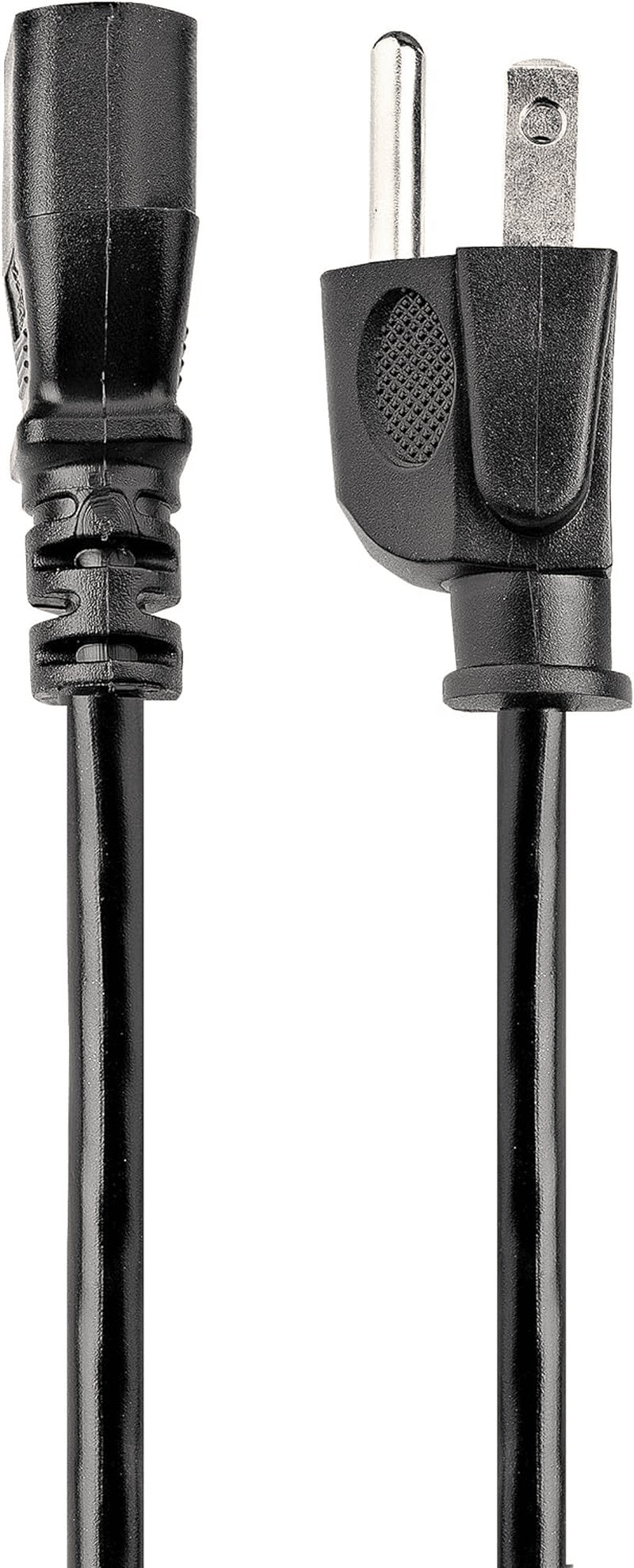 25Ft UL Listed Black Computer Power Cord - NEMA 5-15P to C13, 10A 125V, 18AWG - Ideal for Printers, PCs, and Monitors - Startech PXT10125