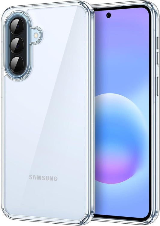Case for Samsung Galaxy A57 5G, Non-Yellowing Shockproof Bumper Protective Phone Cover, Anti-Scratch Hard PC Back (Clear)
