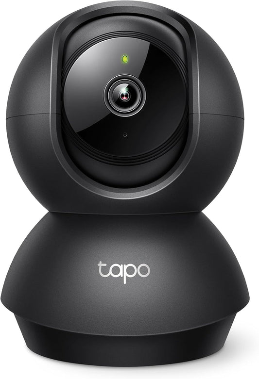 Tapo 1080P Pan/Tilt Security Camera for Baby Monitor, Pet Camera, C201 | Motion Detection, 2-Way Audio, Night Vision, Cloud & SD Card Storage, Works with Alexa & Google Home, Black