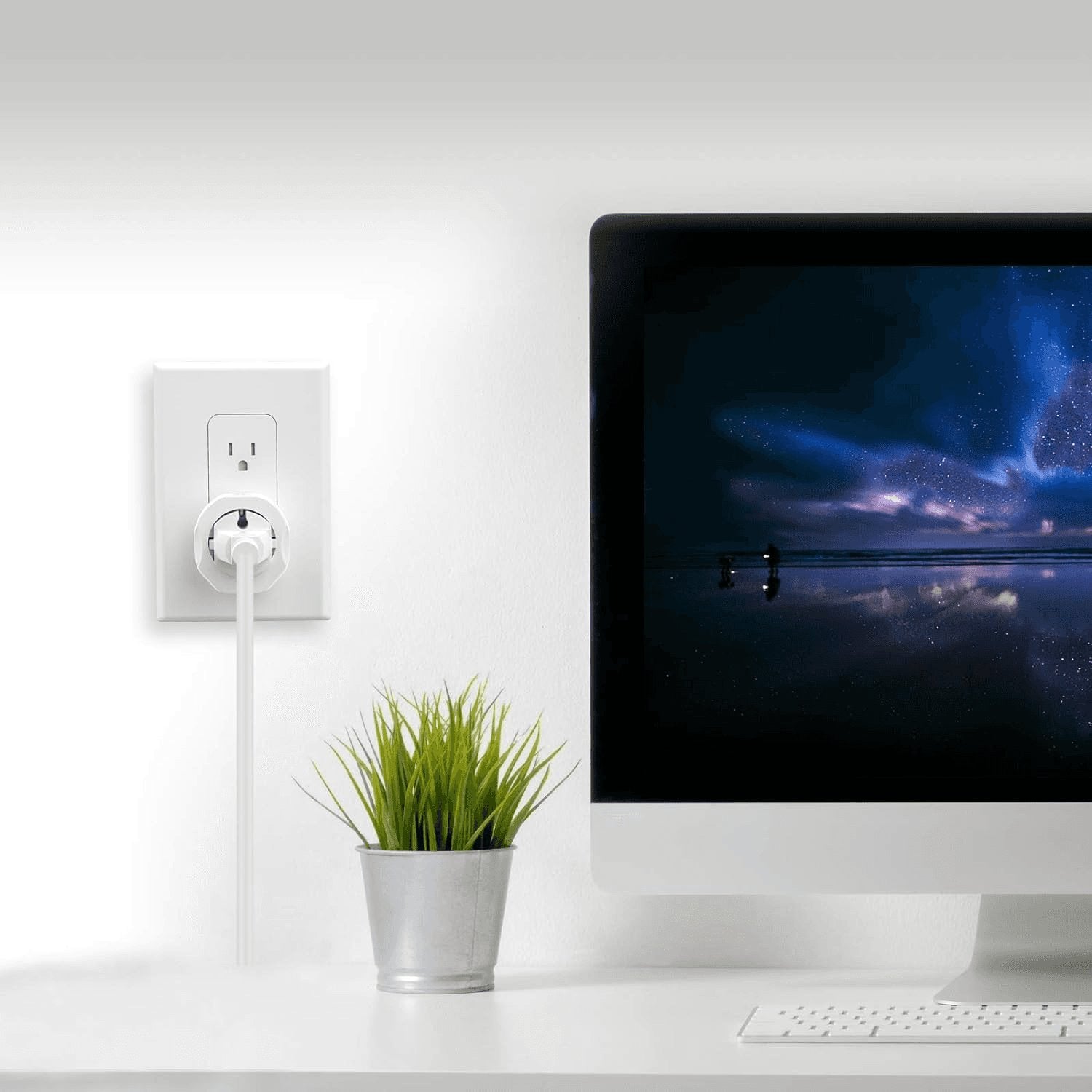 European to US Plug Adapter - Travel Converter for EU Type C & E/F Plugs to USA - Ideal for Spain, France & More!
