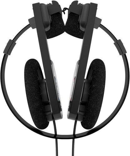 Porta Pro On-Ear Headphones - Classic Retro Design with Collapsible Feature and Included Carrying Case