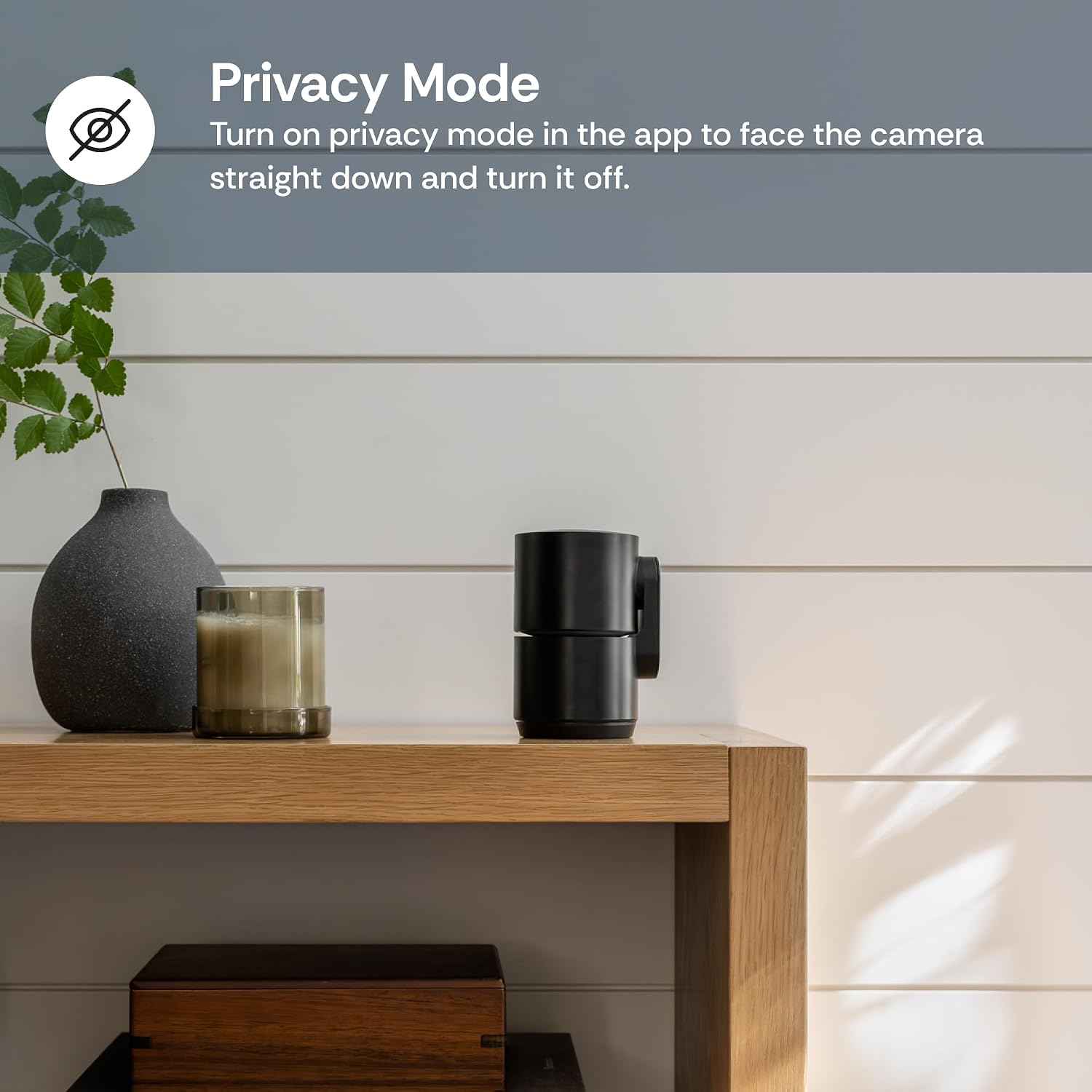 Luna 2K Indoor Cameras for Home Security, 2.4Ghz & 5Ghz Wifi, 360-Degree Pan-Tilt, Built-In Spotlight, Human Auto Tracking, Siren, Pet/Dog/Baby Camera with Phone App, Black (2026 Upgrade Version)
