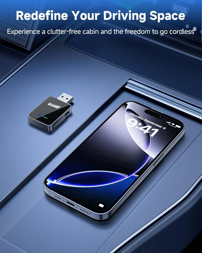 2026 Upgraded Wireless Carplay and Android Auto Adapter