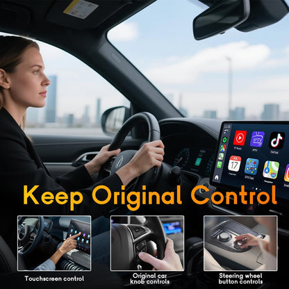 Wireless Car Play Adapter,Usb Dongle Plug & Play Dongle Converts Compatible for Carplay & Android Auto,Fast Auto Connect for Most Cars 2015-2025