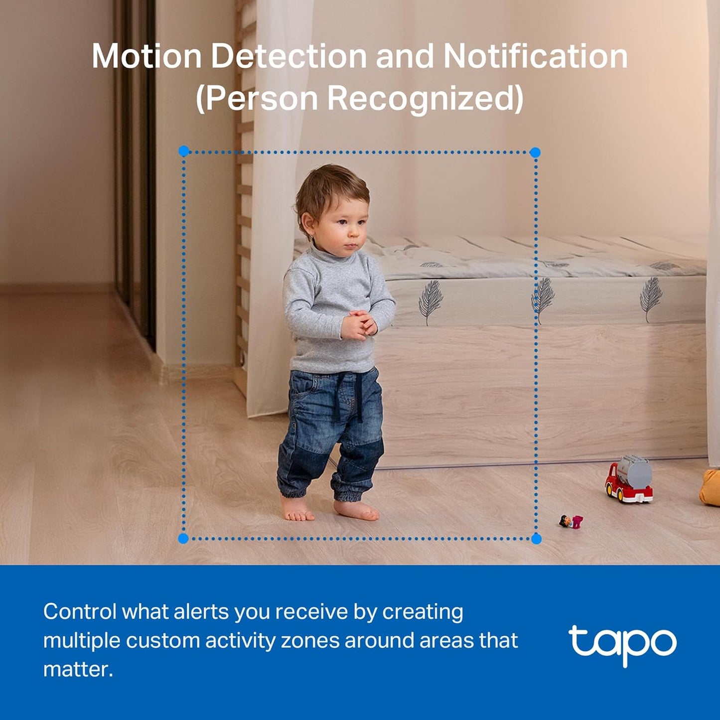 Tapo 1080P Pan/Tilt Security Camera for Baby Monitor, Pet Camera, C201 | Motion Detection, 2-Way Audio, Night Vision, Cloud & SD Card Storage, Works with Alexa & Google Home, Black