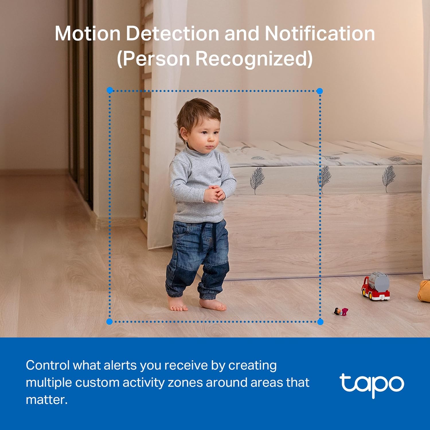 Tapo 1080P Pan/Tilt Security Camera for Baby Monitor, Pet Camera, C201 | Motion Detection, 2-Way Audio, Night Vision, Cloud & SD Card Storage, Works with Alexa & Google Home, Black