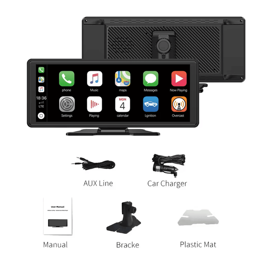 Drive Smart 10.26-Inch Wireless CarPlay & Android Auto Player