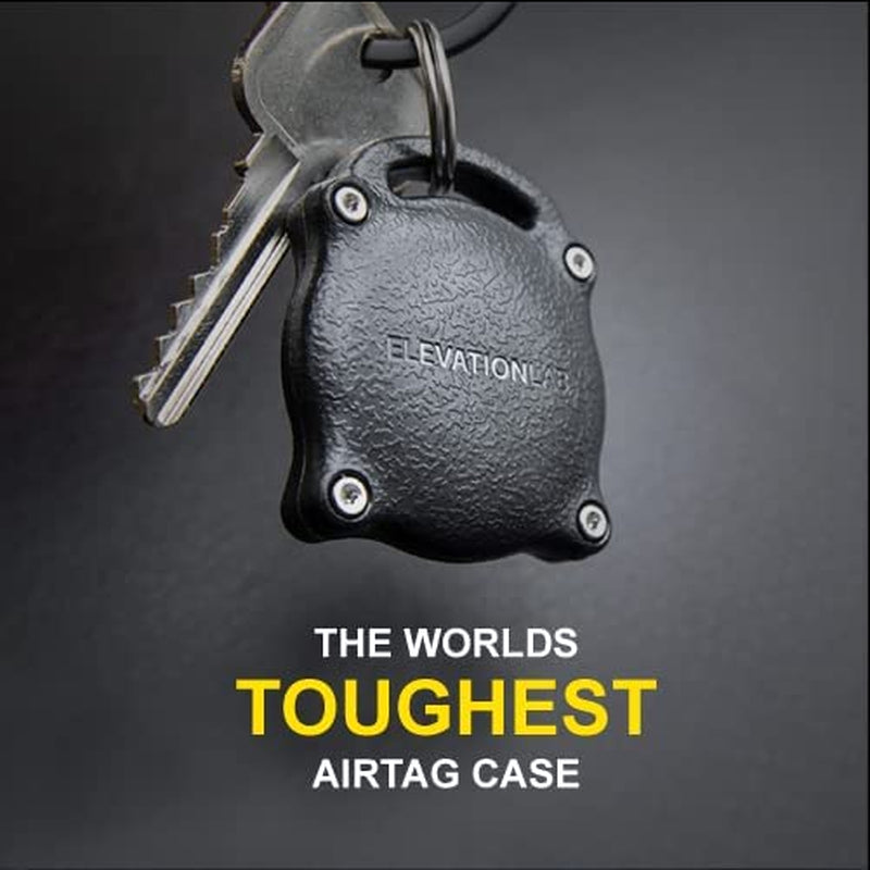 Elevate Your Tracking Game with the Waterproof Airtag Keychain Case - Indestructible, Discreet, and Secure (2 Pack)