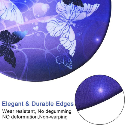 Ergonomic Butterfly Mouse Pad with Gel Wrist Support - Non-Slip, Comfortable & Durable for Home Office Efficiency and Pain Relief