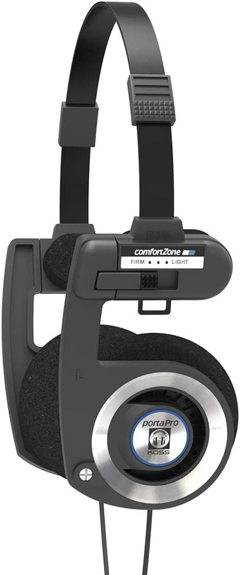 Porta Pro On-Ear Headphones - Classic Retro Design with Collapsible Feature and Included Carrying Case
