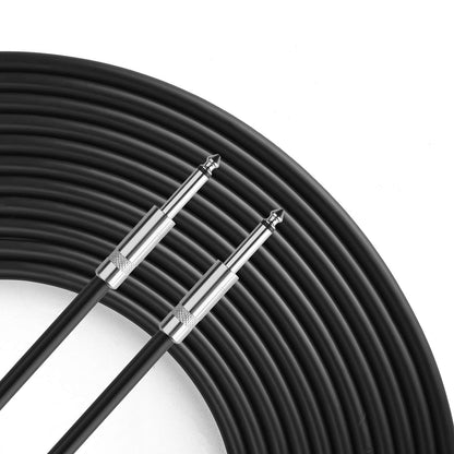 Premium 2-Pack 200 Ft 1/4" Speaker Cables - True 12AWG DJ/PA Audio Patch Cords for Enhanced Sound Performance
