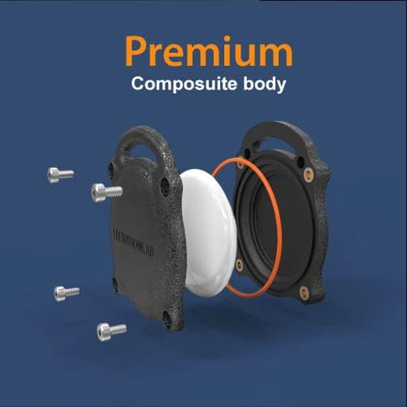 Elevate Your Tracking Game with the Waterproof Airtag Keychain Case - Indestructible, Discreet, and Secure (2 Pack)