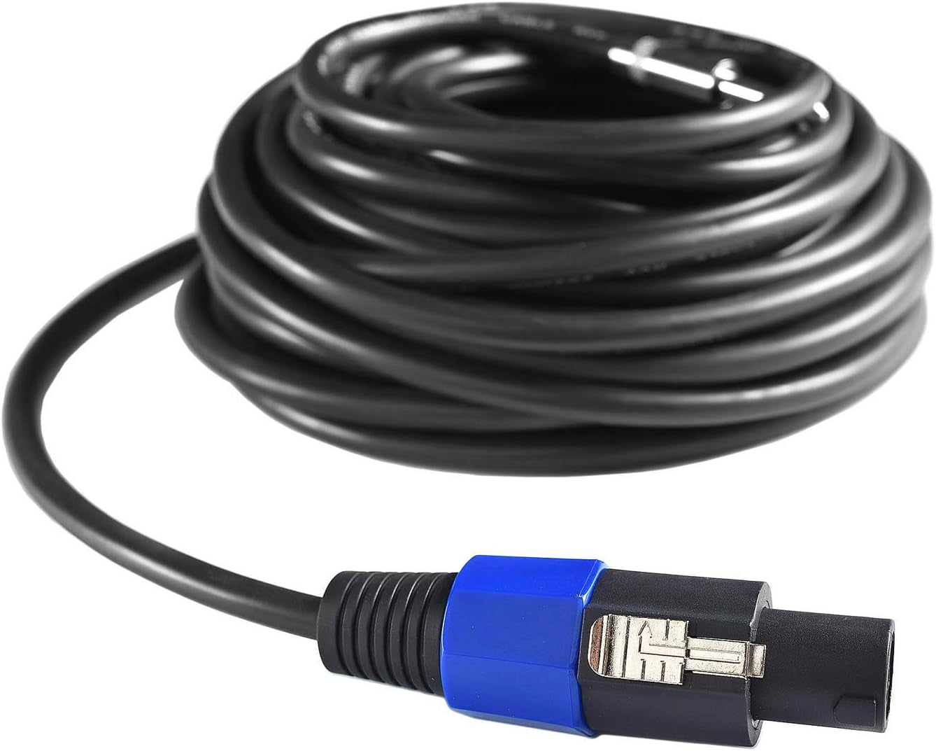 Premium 2-Pack 6ft Speakon to 1/4" Speaker Cables - 10ft Heavy-Duty 12 Gauge Audio Amplifier Connection with Twist Lock