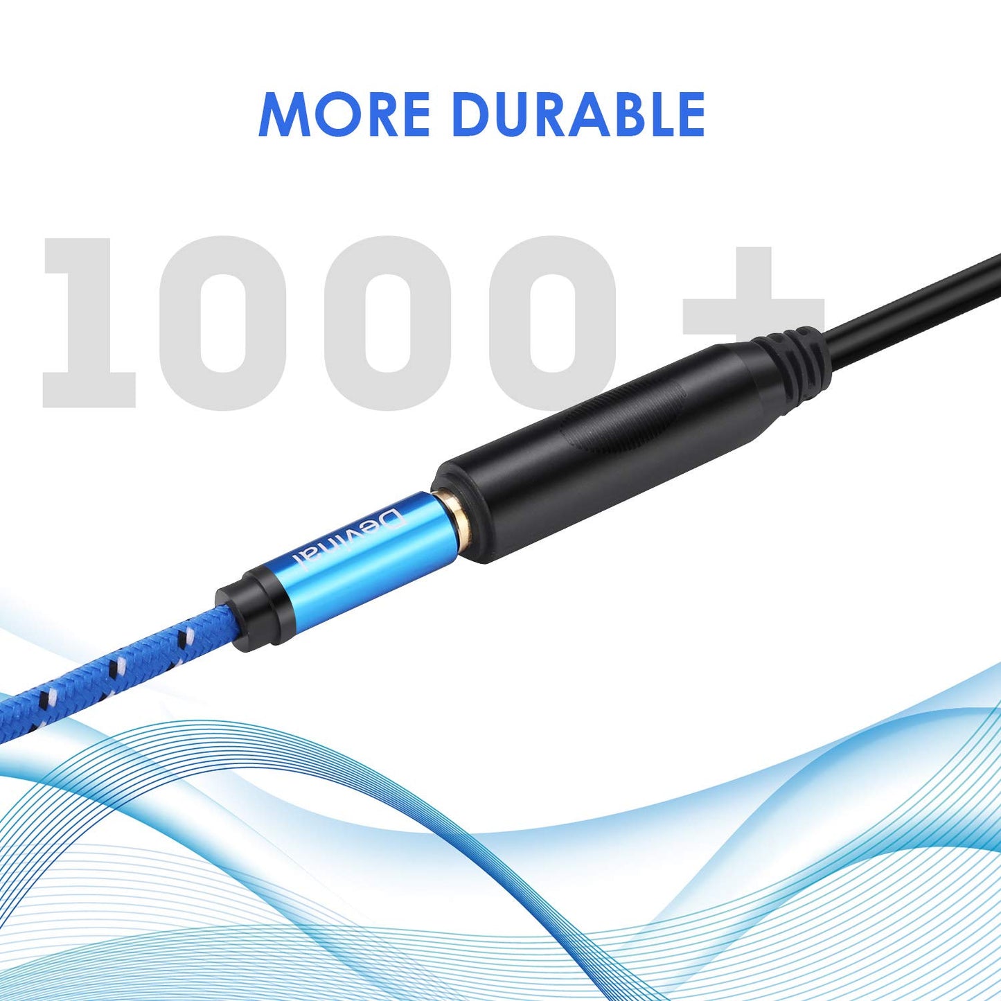 10ft Gold Plated 1/4" TRS Male to Female Headphone Guitar Extension Cable - Premium Stereo Audio Cord