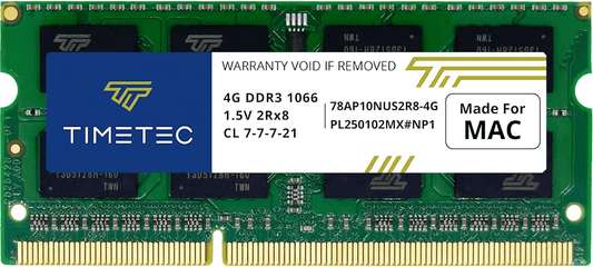 4GB DDR3 1067MHz SODIMM Memory Upgrade for Mac