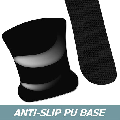 Ergonomic Memory Foam Mouse Pad with Wrist Support - Non-Slip Design for Pain Relief in Gaming & Office Use - Modern Abstract Style
