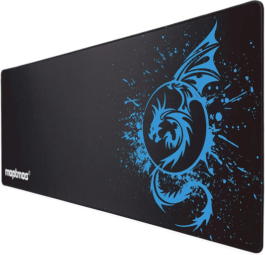 A-Blue Fly Dragon Extended Gaming Mouse Mat - Ultimate Speed for Gamers