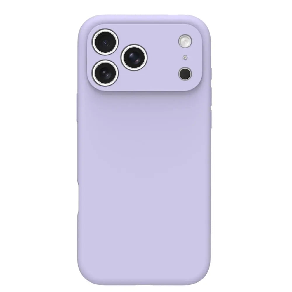 HEXI Cute Liquid Silicone Case for Iphone 17 Series, Soft Touch Slim Shockproof Cover with Full Camera Protection, Microfiber Lining, Girly Morandi Colors