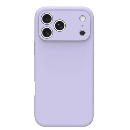 HEXI Cute Liquid Silicone Case for Iphone 17 Series, Soft Touch Slim Shockproof Cover with Full Camera Protection, Microfiber Lining, Girly Morandi Colors